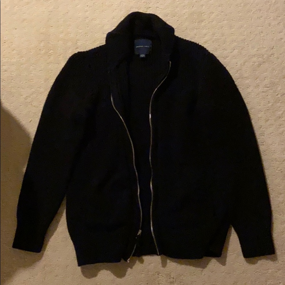 American Eagle Zipper Cardigan